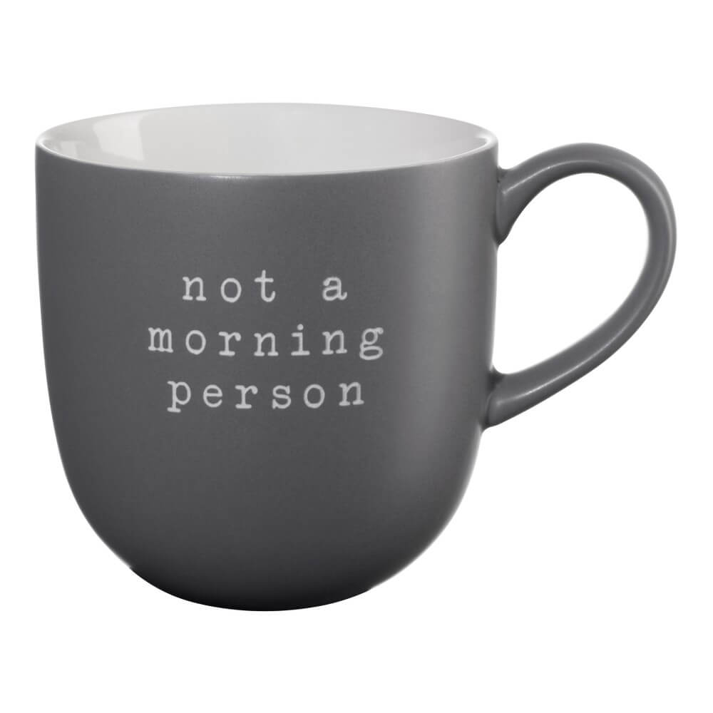Henklebecher hey not a morning person