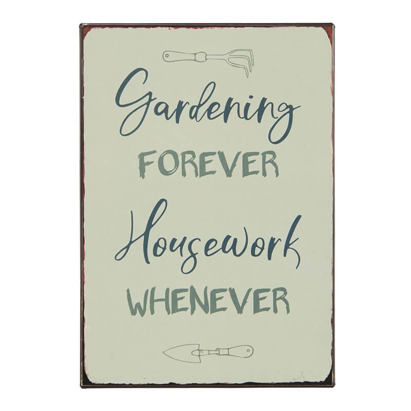 blechschild-gardening