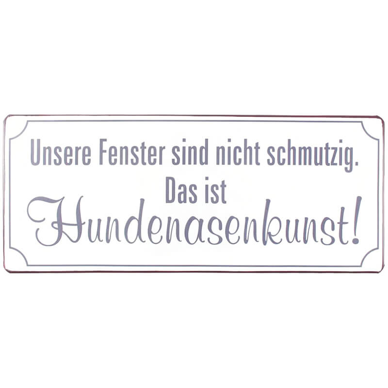 blechschild-hundenasenkunst