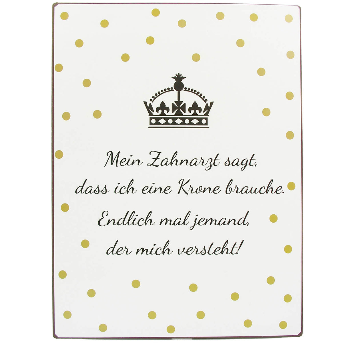 blechschild-krone