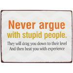 blechschild-stupid-people