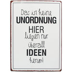 blechschild-unordnung