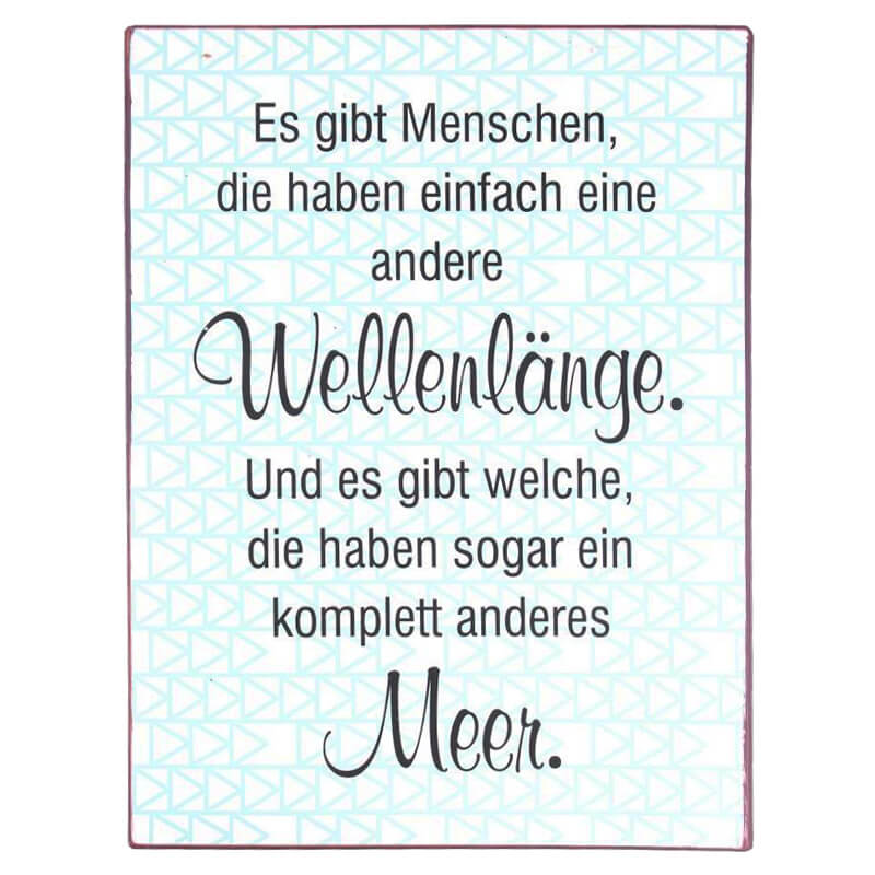 blechschild-wellenlange