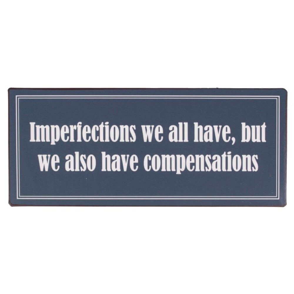 blechschild imperfections