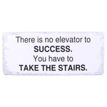 blechschild no elevator to success