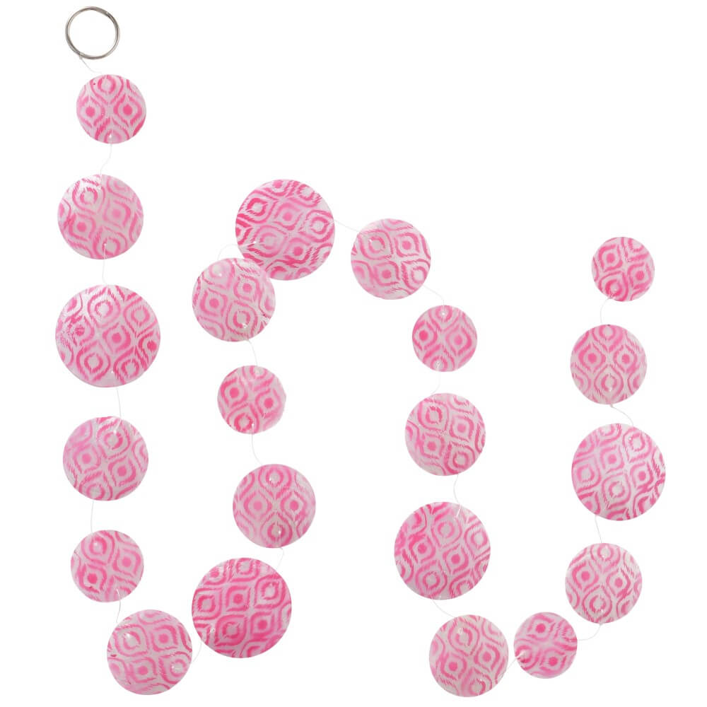 capiz girlande elena pink