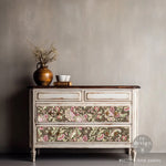 decoupage papier floral paisley mood