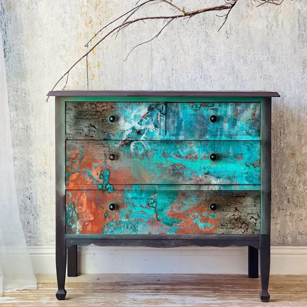 decoupage papier rustic romance mood2