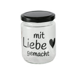 einmachglas mit spruch mit liebe