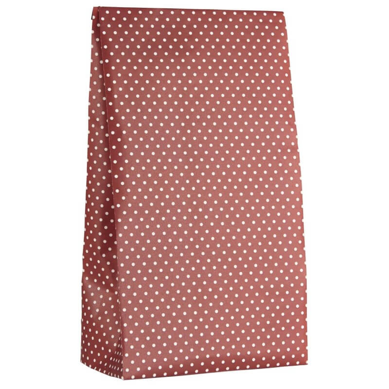 geschenktuete-rot-mit-punkten