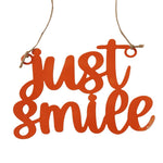 hnge schriftzug just smile