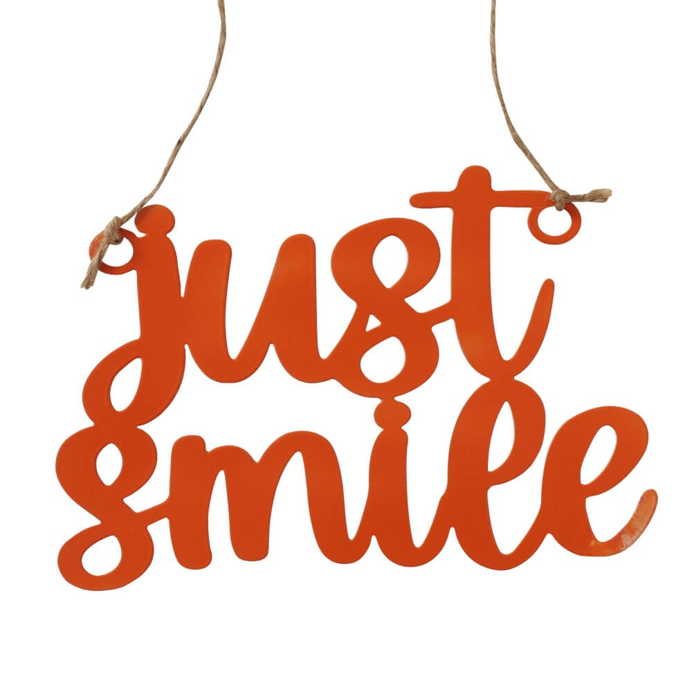 hnge schriftzug just smile