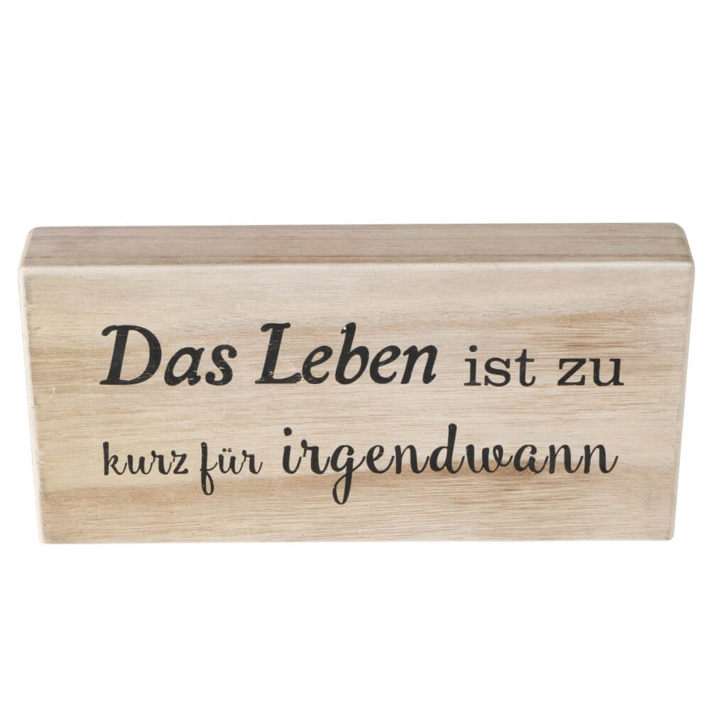 holzschild-leben