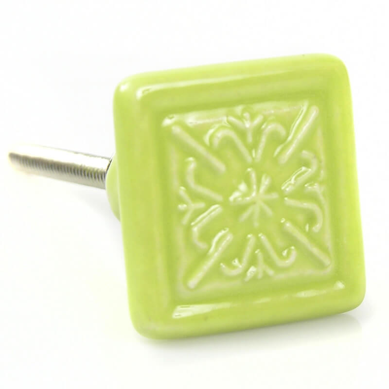 kommodenknopf-quadrat-blume-limette