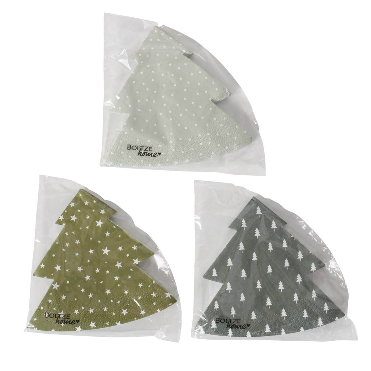 papierservietten tannenbaum grona