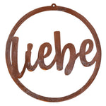 rosteisen schild liebe