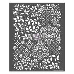 schablone-leaves-damask