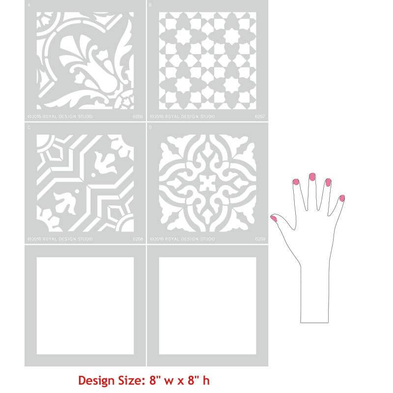 spanish-tile-set-schablone