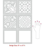spanish-tile-set-schablone
