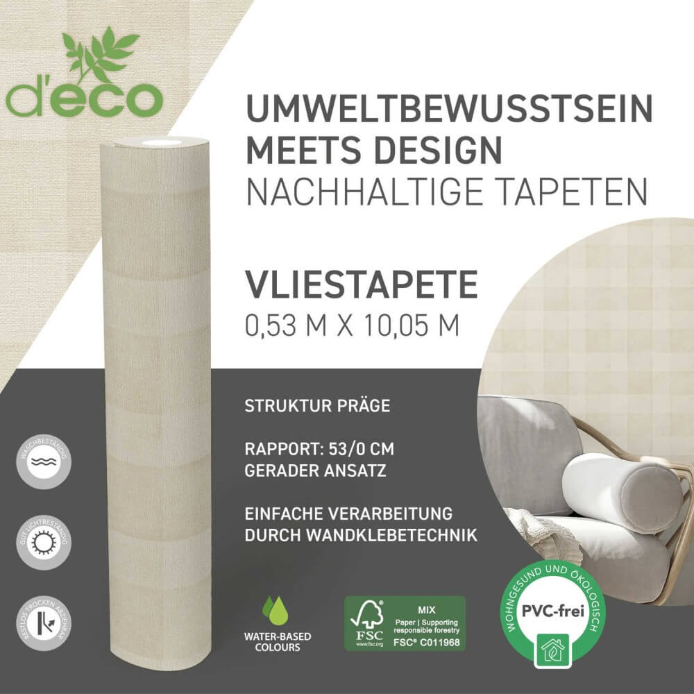 vliestapete karomuster 386643_12